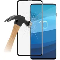 IMAK Heltäckande Samsung Galaxy S10e Härdat Glas Skärmskydd - Svart