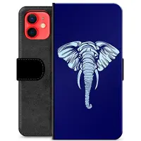 Mtp Products iPhone 12 mini Premium Plånboksfodral - Elefant
