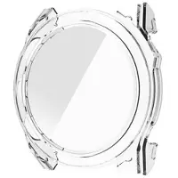 Mtp Products Garmin Fenix 8 Plastskal med Härdat Glas Skärmskydd - 43mm - Klar