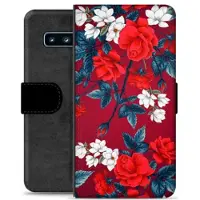 Mtp Products Samsung Galaxy S10 Premium Plånboksfodral - Vintage Blommor