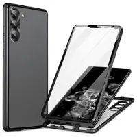 Mtp Products Samsung Galaxy S24 Magnetisk Skal med Härdat Glas - Svart