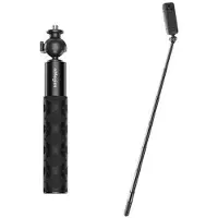 Mtp Products Amagisn Sportkamera Selfie Stick med kulhuvud och 1/4 skruv för DJI, GoPro, Insta360 - 70cm