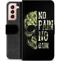 Mtp Products Samsung Galaxy S21 5G Premium Plånboksfodral - No Pain, No Gain