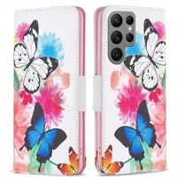 Mtp Products Samsung Galaxy S24 Ultra Wonder Series Plånboksfodral - Fjärilar