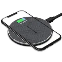 Mtp Products Q25 15W Qi snabb trådlös laddare - svart