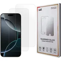 Saii iPhone 17 Pro Max 3D Premium Härdat Glas Skärmskydd - 9H - 2 St.