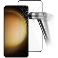 Mtp Products Samsung Galaxy S24 Heltäckande Härdat Glas Skärmskydd - 9H - Svart Kant