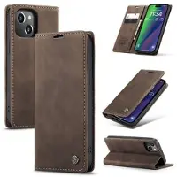 CASEME iPhone 16 013 Series Plånboksfodral - Kaffe