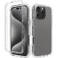 Mtp Products iPhone 16 Pro Max 360 Skydds Skal - Klar