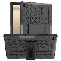 Mtp Products Samsung Galaxy Tab A9+ Greppvänligt Hybrid Skal med Stativ - Svart