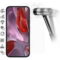 Mtp Products Google Pixel 9a Härdat Glas Skärmskydd - Case Friendly - Genomskinlig