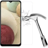 Mtp Products Full Cover Samsung Galaxy A12 Härdat Glas Skärmskydd - 9H, 0.3mm