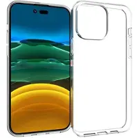 Mtp Products Anti-Halk iPhone 14 Pro Max TPU-skal - Genomskinlig