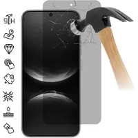 Mtp Products Huawei Nova 14 Privacy Härdat Glas Skärmskydd