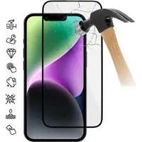 Mtp Products iPhone 15 Full Cover Härdat Glas Skärmskydd - 20D