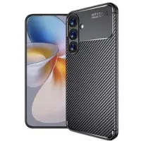 Mtp Products Samsung Galaxy S25+ Beetle Kolfiber TPU Skal - Svart