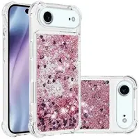 Mtp Products iPhone Air Glitter Quicksand TPU-Skal - Roséguldhjärtan