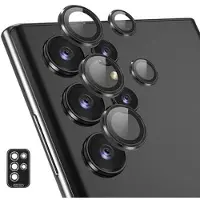 Mtp Products Samsung Galaxy S24 Ultra Hat Prince Kameralinsskydd i Härdat Glas - Svart