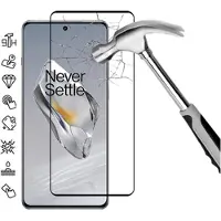 Mtp Products OnePlus 12 Heltäckande Härdat Glas Skärmskydd - 9H - Svart Kant