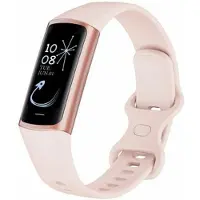 Mtp Products C68 1.1 Smart Armband Slim Fitnessklocka med pulsmätning och hälsoövervakning - Guld / Rosa