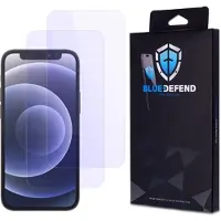 BlueDefend iPhone 12 Anti-Blue Light skärmskydd av härdat glas - 2 st.