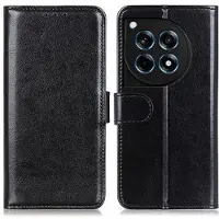 Mtp Products OnePlus 12R/Ace 3 Plånboksfodral med Magnetstängning - Svart