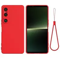 Mtp Products Sony Xperia 1 VI Liquid Silikonskal - Röd