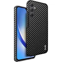 IMAK Samsung Galaxy A54 5G Ruiyi Hybrid Skal - Kolfiber - Svart