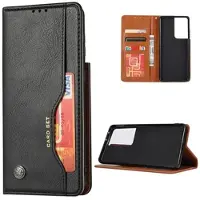 Mtp Products Card Set Series Samsung Galaxy S21 5G Plånboksfodral - Svart