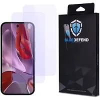 BlueDefend Google Pixel 9a Anti-Blue Light skärmskydd av härdat glas - 2 st.