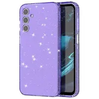 Mtp Products Samsung Galaxy A15 Stylish Glitter Series TPU-skal - Genomskinlig Lila