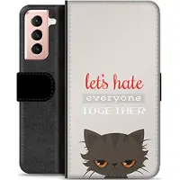 Mtp Products Samsung Galaxy S21 5G Premium Plånboksfodral - Arg Katt