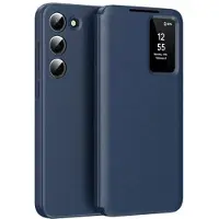 Mtp Products Samsung Galaxy S23 Smart Clear View Flip Skal med kortplats - Safir