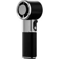 Mtp Products MF119 Handhållen fläkt med 100 hastigheter och utdragbar USB-C-kabel - svart