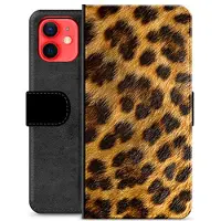 Mtp Products iPhone 12 mini Premium Plånboksfodral - Leopard