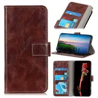 Mtp Products iPhone 12 mini Plånboksfodral med Magnetstängning - Brun