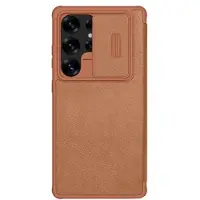 NILLKIN Samsung Galaxy S25 Ultra Qin Pro Flipfodral - Brun