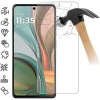 Mtp Products Motorola Moto G75 Härdat Glas Skärmskydd - Case Friendly - Genomskinlig