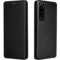 Mtp Products Sony Xperia 5 III Flipfodral - Kolfiber - Svart
