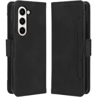 Mtp Products Samsung Galaxy Z Fold5 Plånboksfodral med Korthållare - Svart
