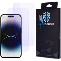 BlueDefend iPhone 14 Pro Anti-Blue Light skärmskydd av härdat glas - 2 st.