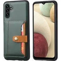 Mtp Products Samsung Galaxy A04s/A13 5G Retro Style Skal med Plånbok - Grön