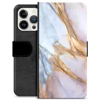Mtp Products iPhone 13 Pro Premium Plånboksfodral - Elegant Marmor