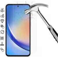 Mtp Products Samsung Galaxy A35 Härdat Glas Skärmskydd - 9H - Case Friendly - Klar