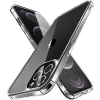 Mtp Products iPhone 12 Pro Max Anti-Shock Hybrid Skal - Genomskinlig