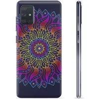 Mtp Products Samsung Galaxy A71 TPU-Skal - Färgrik Mandala