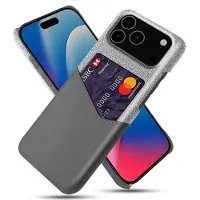 Mtp Products iPhone 17 Pro Max/18 Pro Max KSQ Skal med Korthållare - Grå