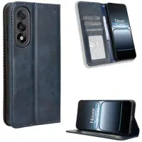 Mtp Products OnePlus Ace 5 Ultra/Nord 5 Retro Plånboksfodral med Magnetstängning - Blå