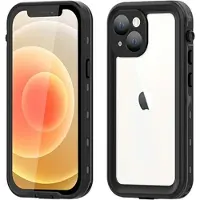 Mtp Products Redpepper Dot+ iPhone 13 Mini Vattentätt Fodral - IP68 - Mörkgrå / Svart
