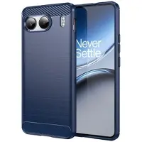 Mtp Products OnePlus Nord 4 Borstat TPU Skal - Kolfiber - Blå